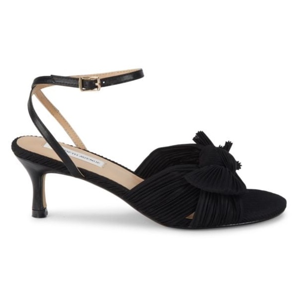 Saks Fifth Ave Pleated Kitten Heel - Picture 2 of 6